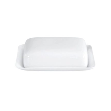 BUTTER DISH  WHITE  17,2X14,2X5CM
