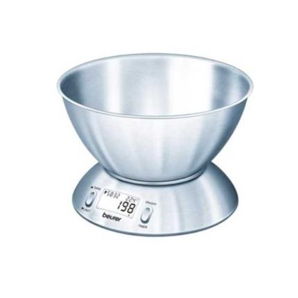 KITCHEN SCALE W BOWL  SS 5KGSBR