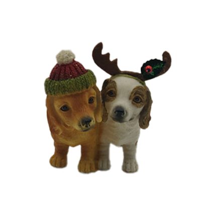 FESTIVE DOG BUDDIES SCENE