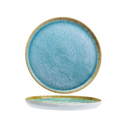 DESSERT PLATE MELANINE LAGUNA AZZURRO