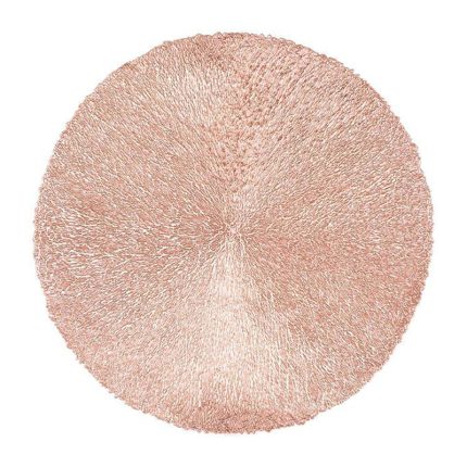 PLACEMAT CAPELINNI DIA 38CM ROSEGOLD