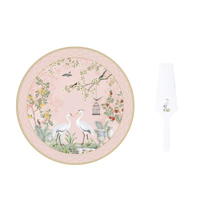 SERVING CAKE SET PORC. 32CM IN BOX JARDN
