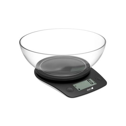 KITCHEN SCALE DIGITAL BLACK/WHITE 5KG