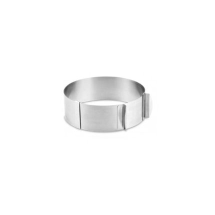CAKE RING S-STEEL 16-30CM - H 8,5CM E