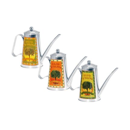 OIL CAN OVAL S/STEEL DECOR 0,5L EVA