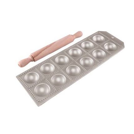 RAVIOLI MOULD + ROLLING PIN