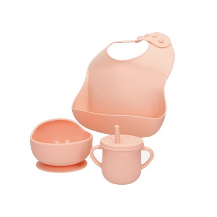 PINK BABY FEEDING SET 4 PCS