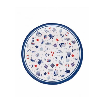 DINNER PLATE ALL TO THE SEA MELAMINE
