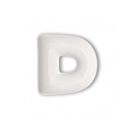 LETTER D PORCELAIN