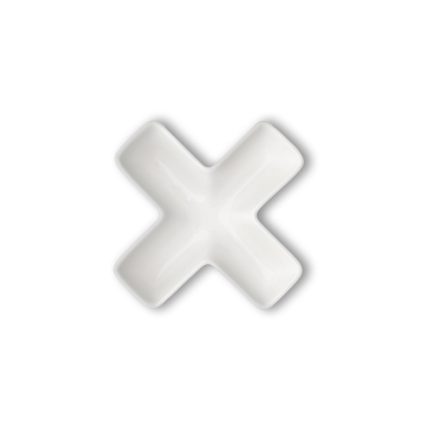 LETTER X PORCELAIN