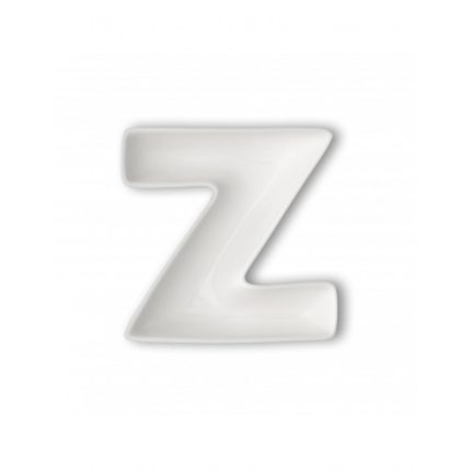LETTER Z PORCELAIN