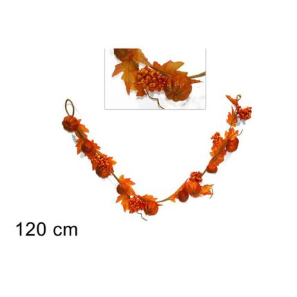 PUMPKIN GARLAND 120CM