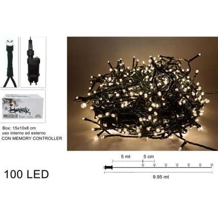 LIGHTS 100 LED WHITE