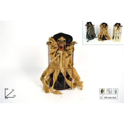 SKELETON IN CAGE