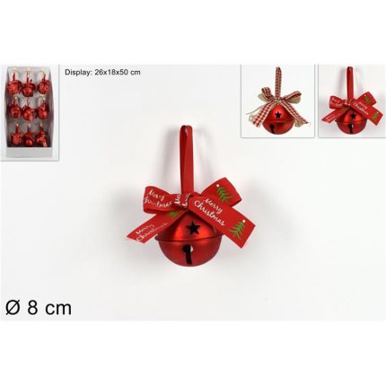 BELL RED 8CMS 2 ASS