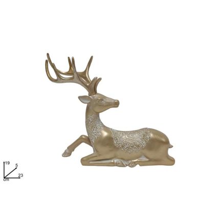 REINDEER SITTING 19CM