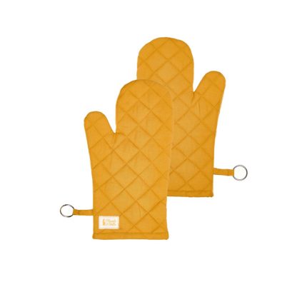 OVEN MITT YELLOW 19X32 CM