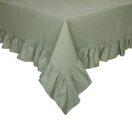 TABLECLOTH FLOUCED RICORDI 160X200+25 CM