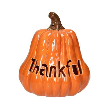 PUMPKIN THANKFUL 18X15CM CERAMIC