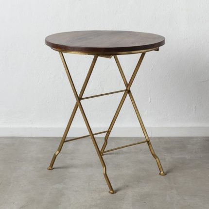 TABLE GOLDEN-BROWN