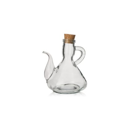 OIL BOTTLE GLASS+CORK 500CC
