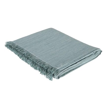 TABLECLOTH FRINGES BEIGE-GREEN 150X250CM