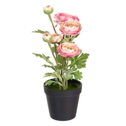 PLANT FLOWER PINK ARTIFICIAL DECORATION