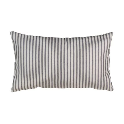 CUSHION STRIPES GREY 50 X 30 CM