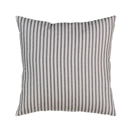 CUSHION STRIPES GREY 45 X 45 CM