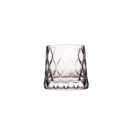 LEAFY FB TUMBLER WHISKY 320 CC GLASS