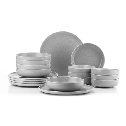DINNER SET 24PCS GREY MODERNA