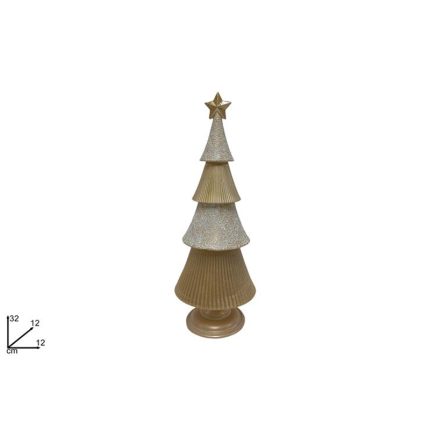 CHRISTMAS TREE 32CM RESIN