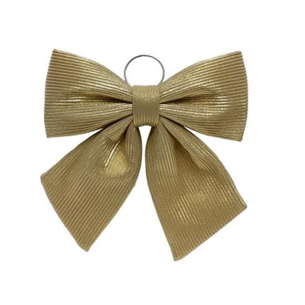 BOW GOLD 44CM STRIPPED