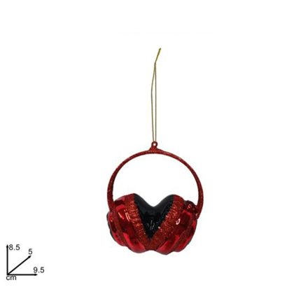 HANGING GLASS HEADPHONES 4 COLOURS ASS