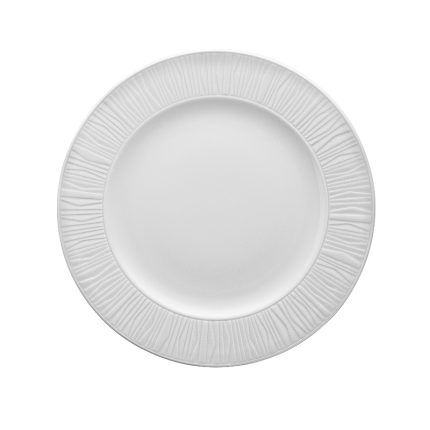 EMOTION 20CM FLAT PLATE WHITE