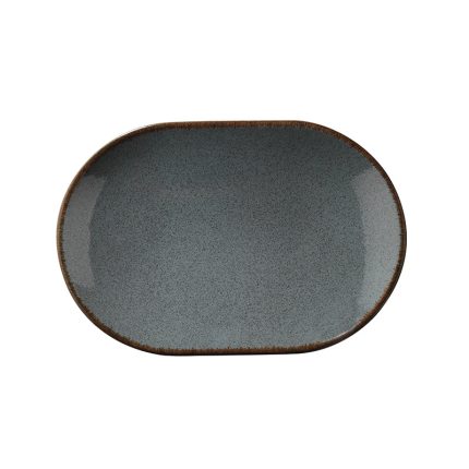 COLORX OFD 32CM OVAL PLATE PEARL BLUE