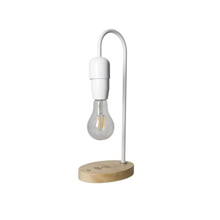 LAMP WITH MOBILE CHARGER WHITE