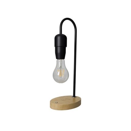 LAMP WITH MOBILE CHARGER BLACK