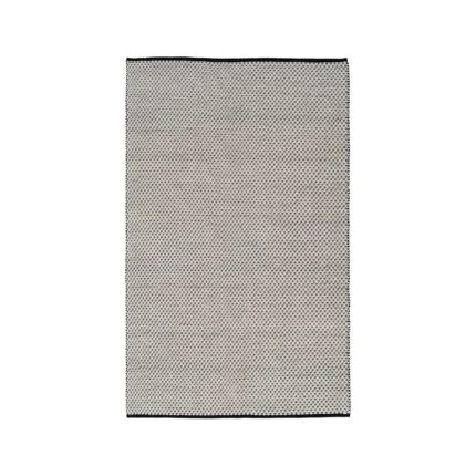 CARPET WHITE-BLACK 160X230CM
