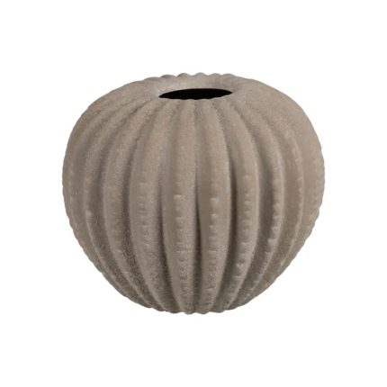 VASE DARK GREY CERAMIC 34X34X33CM