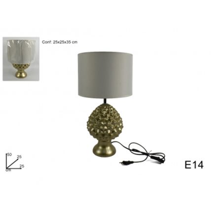 LAMPSHADE 50CM GOLD