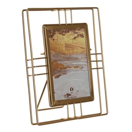 PHOTOFRAME 10X15 GLASS GOLD