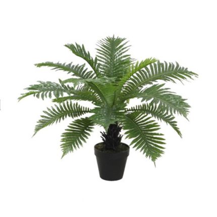 PLANT PVC 80X80X60 FERN GREEN