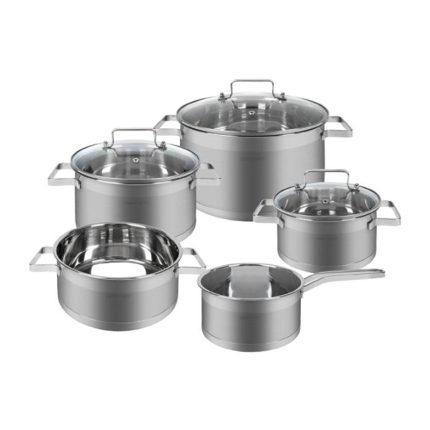 POTS 5 PIECE W/LIDS