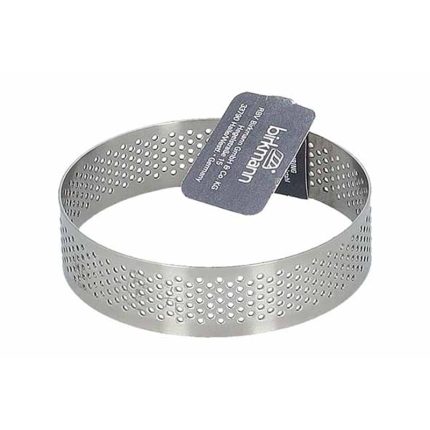 CAKE RING PERFORATED 8X2CM