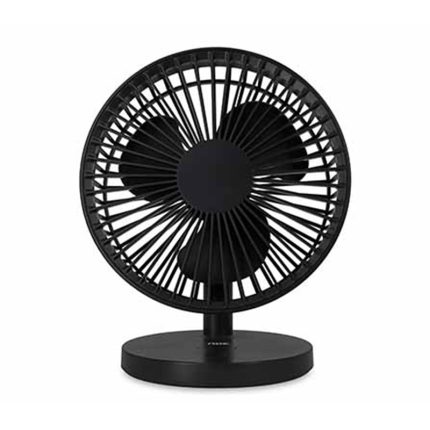 TABLE FAN BLACK USB CHARGE 18X14X22CM