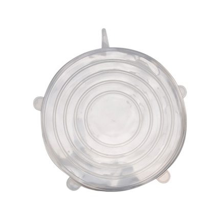 SILICONE LIDS ROUND S/6