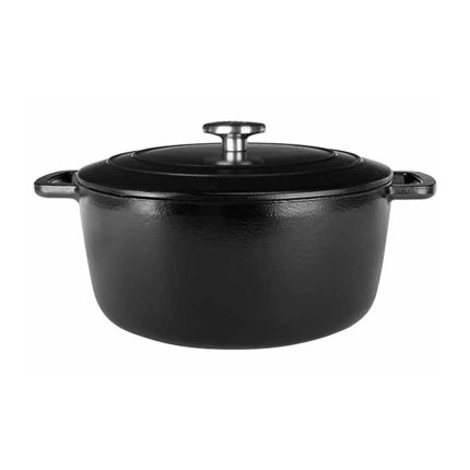 CAST IRON COOKING POT BLACK 24X11.6CM