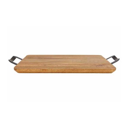 TRAY RECTANGULAR 35X25CM W/HANDLES