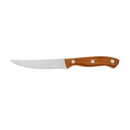 STEAK KNIFE BISTRO S/4 WOODEN HANDLE
